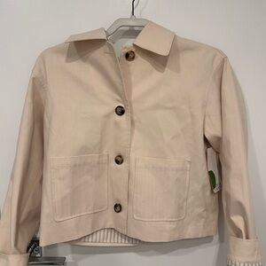 NWOT Short Trench Coat - Grace & Mila